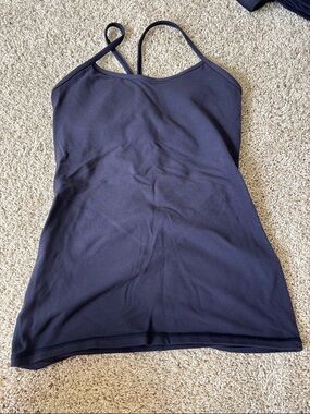 lululemon athletica Navy Blue Strappy Camisole